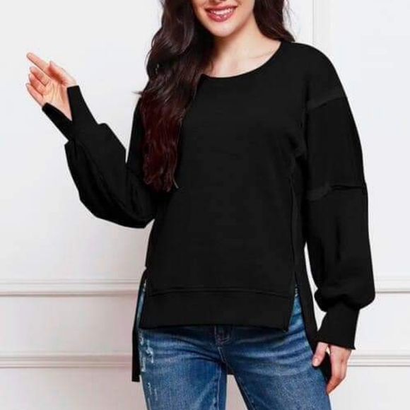 Heart and Soul high Low sweatshirt - Picture 6 of 8